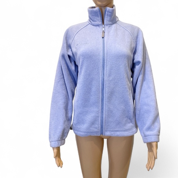 Columbia Women's Soft Lavender Fleece Jacket size S - Picture 1 of 4